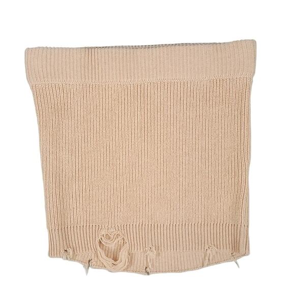 Ser.o.ya Alora Mini Skirt in Cappuccino Distressed Ripped - Picture 4 of 10